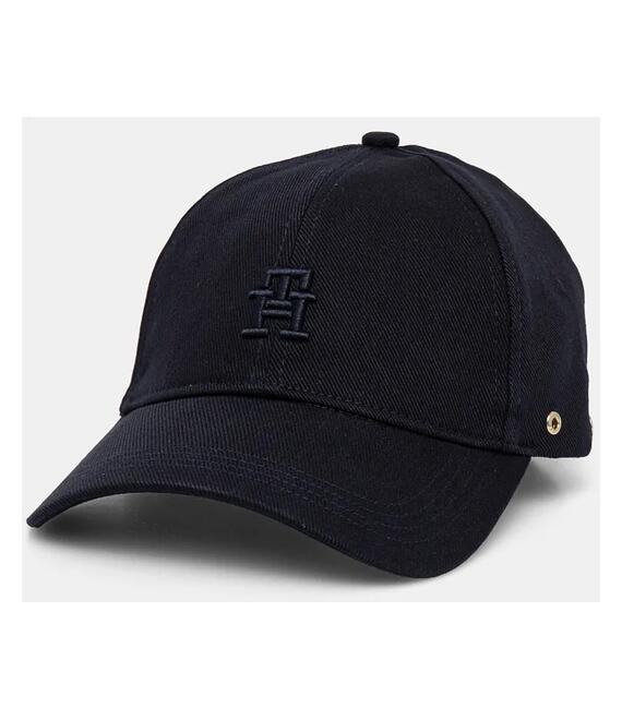 Βαμβακερό καπέλο του μπέιζμπολ Tommy Hilfiger χρώμα: ναυτικό μπλε, AW0AW16621