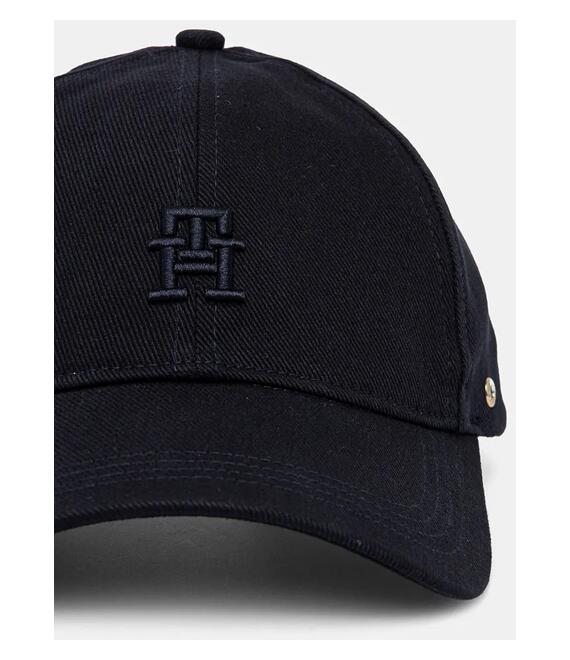 Βαμβακερό καπέλο του μπέιζμπολ Tommy Hilfiger χρώμα: ναυτικό μπλε, AW0AW16621