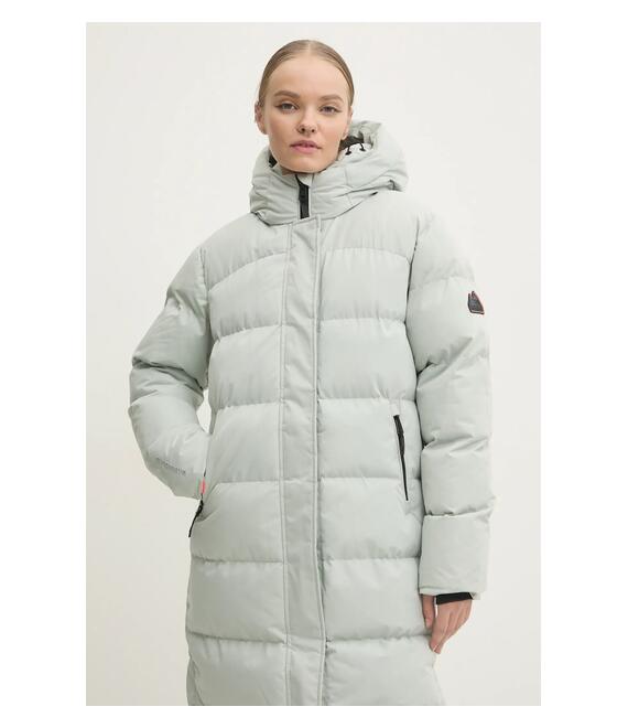 Μπουφάν Superdry χρώμα: γκρι, W5011738A-2WW