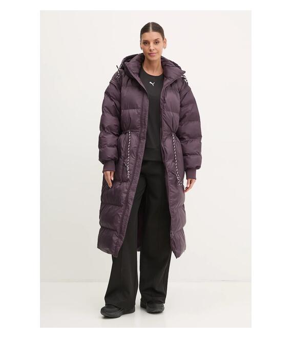 Μπουφάν adidas by Stella McCartney χρώμα: μοβ, IX3082
