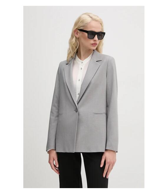 Σακάκι United Colors of Benetton χρώμα: γκρι, 2962DW00H