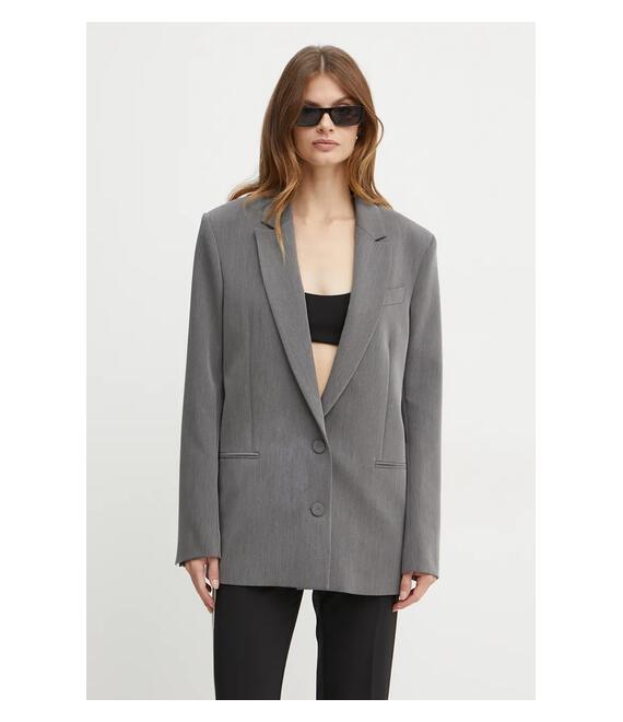 Σακάκι Patrizia Pepe χρώμα: γκρι, 2S1503 A498