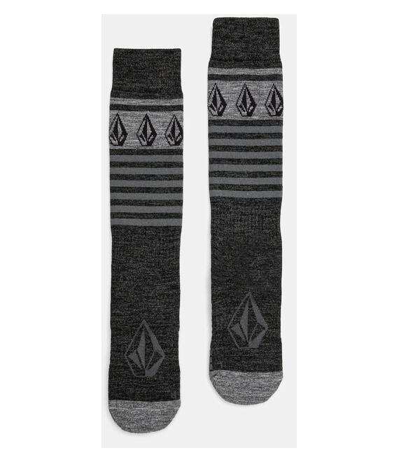 Μάλλινες κάλτσες Volcom χρώμα: γκρι, K6352501