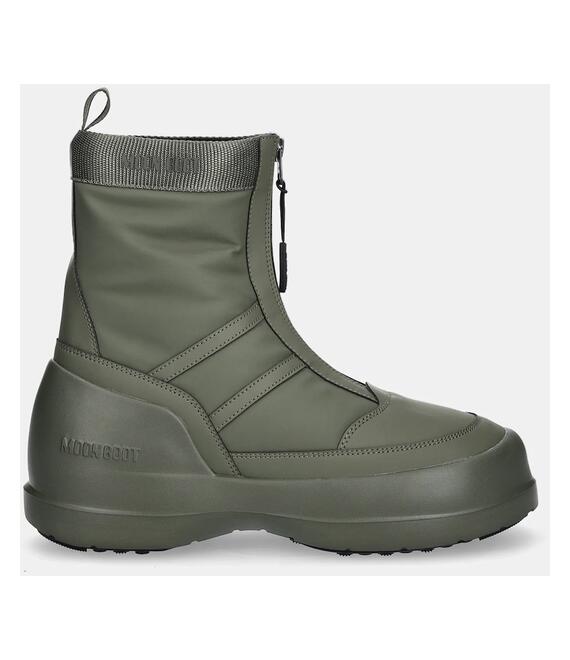 Μπότες χιονιού Moon Boot MB LUNA ZIP BOOT χρώμα: πράσινο, 80D2480010 M006