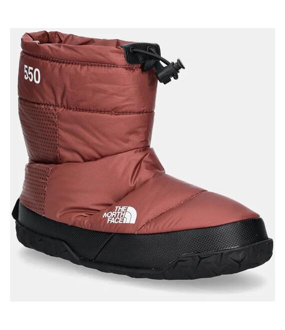 Μπότες χιονιού The North Face Nuptse Apres Bootie χρώμα: πορτοκαλί, NF0A5LWC8IM1