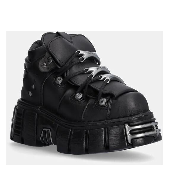 Αθλητικά New Rock Negro Tower + Negro Acero χρώμα: μαύρο, M-106-VS1