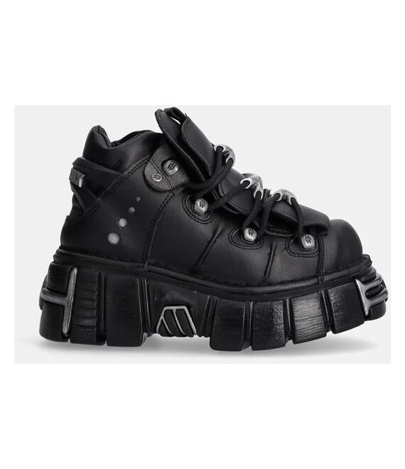 Αθλητικά New Rock Negro Tower + Negro Acero χρώμα: μαύρο, M-106-VS1