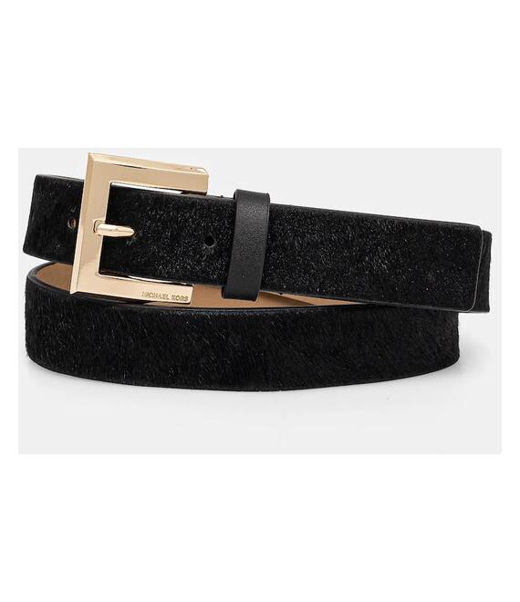 Δερμάτινη ζώνη MICHAEL Michael Kors χρώμα: μαύρο, 559120
