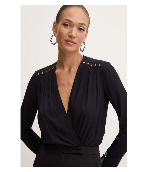 Ολόσωμη φόρμα Patrizia Pepe χρώμα: μαύρο, 8T0045 A6F5