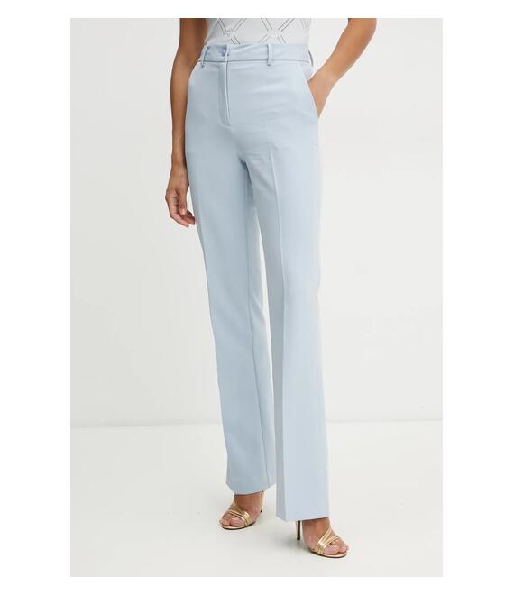 Παντελόνι Guess CARLA χρώμα: μπλε, W4YB30 WFWX2