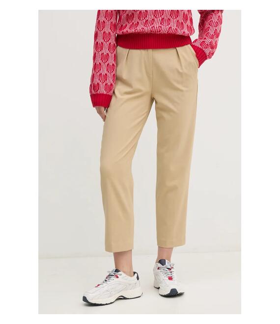 Παντελόνι United Colors of Benetton χρώμα: μπεζ, 4962DF075