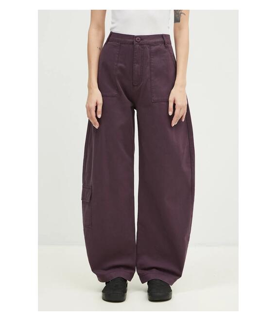 Βαμβακερό παντελόνι Alpha Industries Field Pant χρώμα: μοβ, 148021