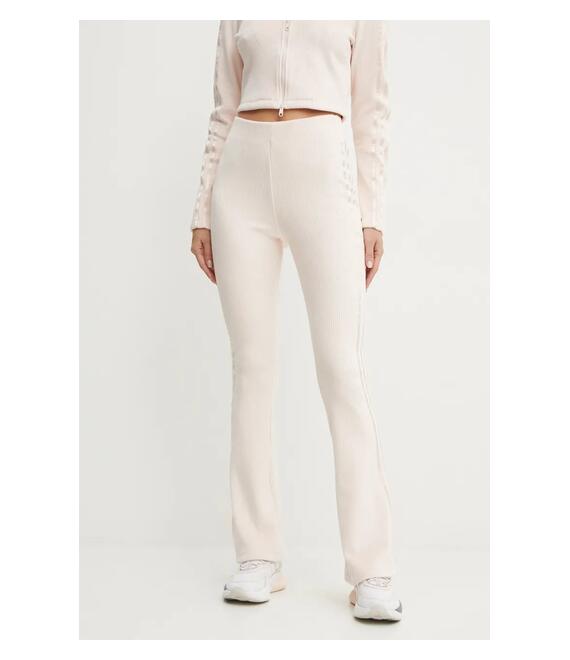 Παντελόνι φόρμας adidas Originals Femme Galore Rib Flared Legging χρώμα: ροζ, JN3023