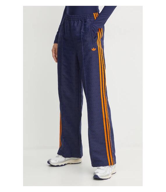 Παντελόνι adidas Originals Oversized Monogram Track Pant χρώμα: ναυτικό μπλε, JN8306