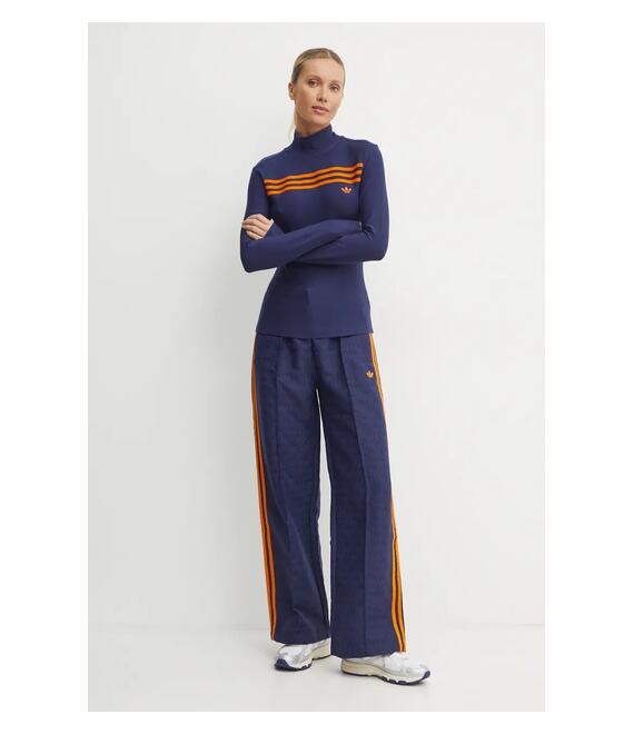Παντελόνι adidas Originals Oversized Monogram Track Pant χρώμα: ναυτικό μπλε, JN8306