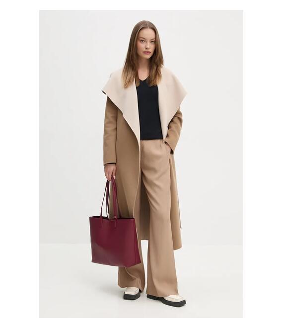 Παντελόνι Calvin Klein χρώμα: καφέ, K20K207660