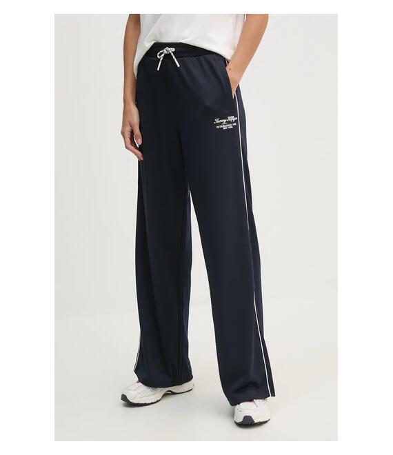 Παντελόνι φόρμας Tommy Hilfiger χρώμα: ναυτικό μπλε, WW0WW42921