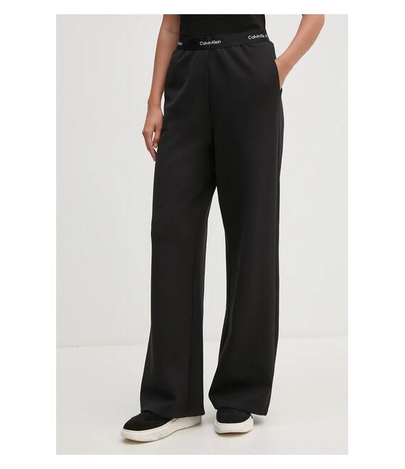 Παντελόνι φόρμας Calvin Klein Jeans χρώμα: μαύρο, J20J224684