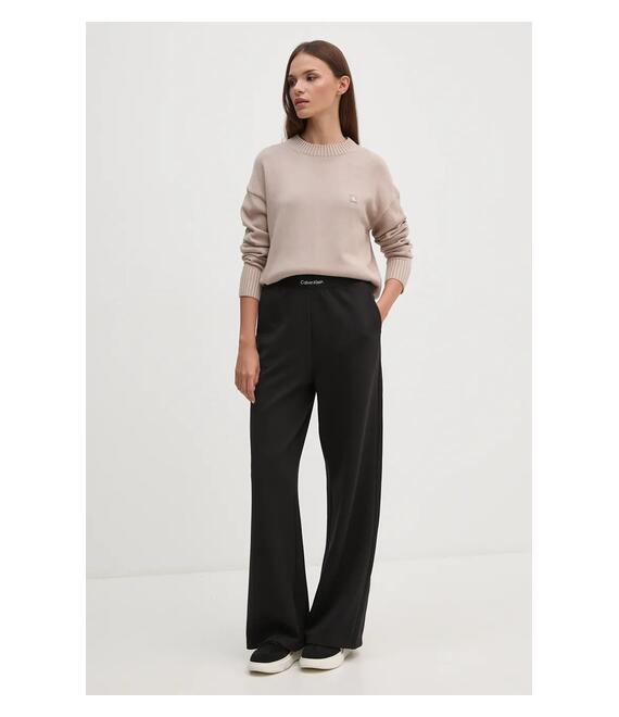 Παντελόνι φόρμας Calvin Klein Jeans χρώμα: μαύρο, J20J224684