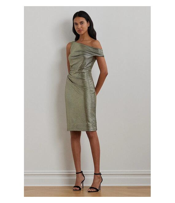 Φόρεμα Lauren Ralph Lauren χρώμα: πράσινο, 253951569