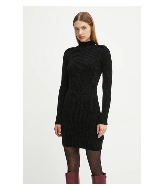 Φόρεμα Guess KEILY χρώμα: μαύρο, W4BK27 Z3JE0