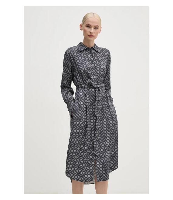 Φόρεμα Tommy Hilfiger χρώμα: ναυτικό μπλε, WW0WW43032