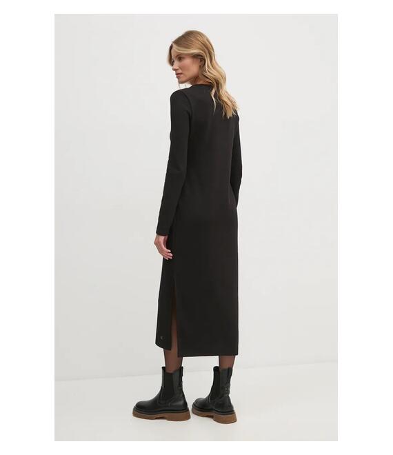 Φόρεμα Calvin Klein Jeans χρώμα: μαύρο, J20J224165