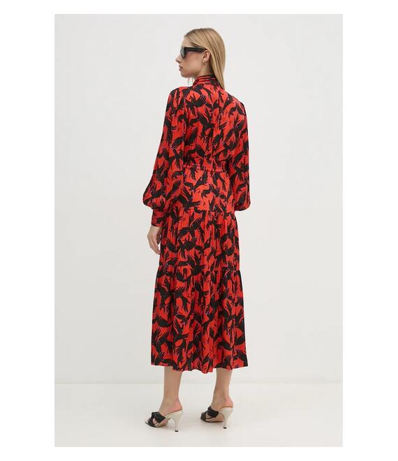 Φόρεμα DIANE VON FURSTENBERG χρώμα: κόκκινο, DVFDL3S054