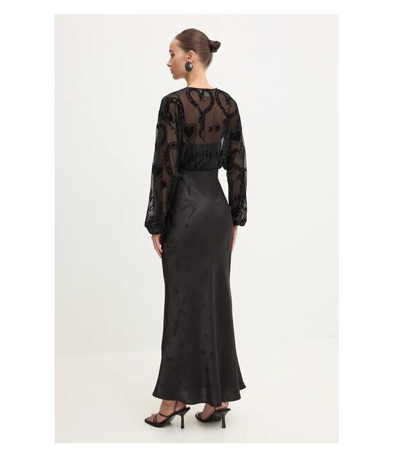 Φόρεμα Never Fully Dressed Emma χρώμα: μαύρο, NFDDR1680