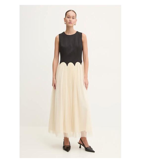Φόρεμα Never Fully Dressed Monika Dress χρώμα: μαύρο, NFDDR1639