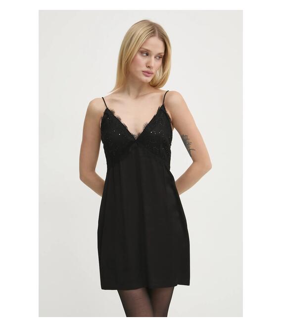 Φόρεμα Never Fully Dressed Reha Dress χρώμα: μαύρο, NFDDR1682