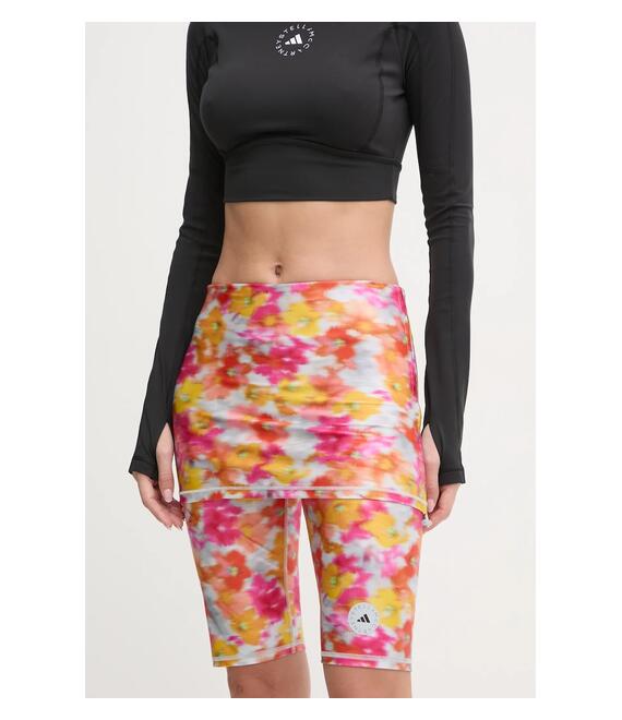 Σορτς προπόνησης adidas by Stella McCartney χρώμα: γκρι, IW3880