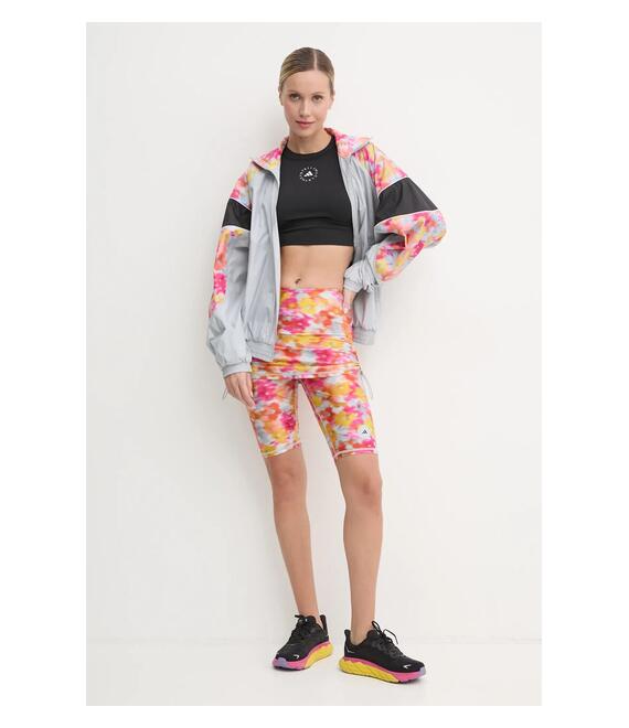 Σορτς προπόνησης adidas by Stella McCartney χρώμα: γκρι, IW3880