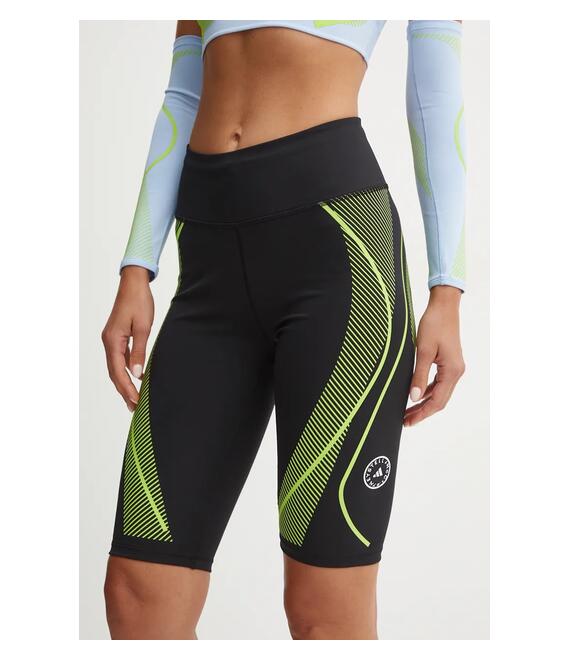 Σορτς προπόνησης adidas by Stella McCartney TruePace χρώμα: μαύρο, IZ0175