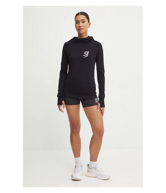Σορτς τρεξίματος Compressport Performance χρώμα: μαύρο, ASHW4069