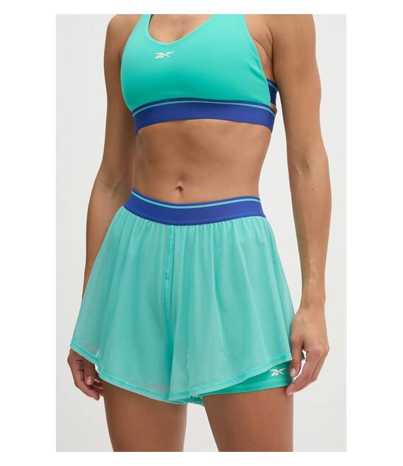 Σορτς προπόνησης Reebok Team χρώμα: τιρκουάζ, 100205793