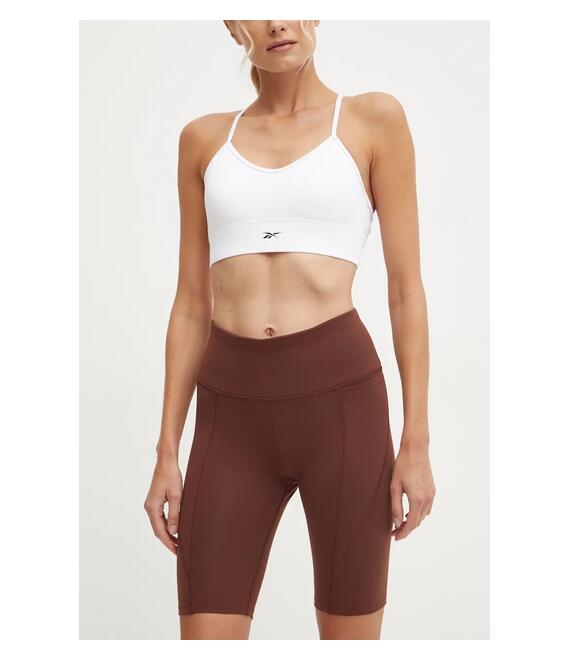 Σορτς Reebok LUX Collection χρώμα: καφέ, 100205597