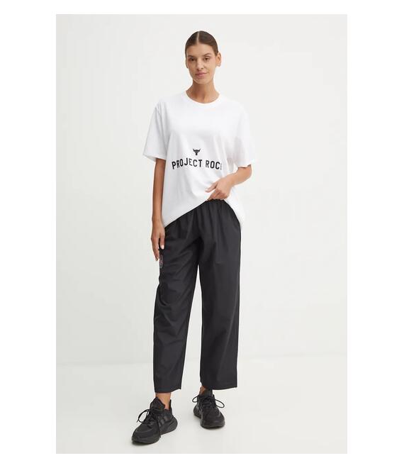 Μπλουζάκι Under Armour Project Rock χρώμα: άσπρο, 1386440