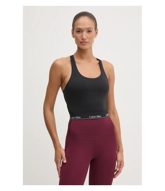 Τοπ προπόνησης Calvin Klein Performance χρώμα: μαύρο, 00GWF4K195