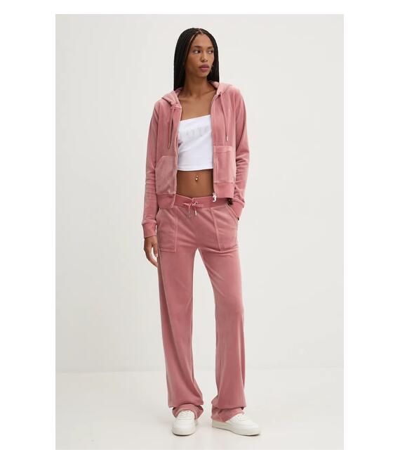 Top Juicy Couture REGAL SQUARE NECK CROPPED TEE χρώμα: άσπρο, JCBCT224831