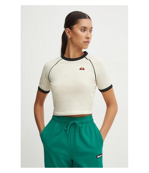 Μπλουζάκι Ellesse CHEVALIER χρώμα: μπεζ, SGX20927