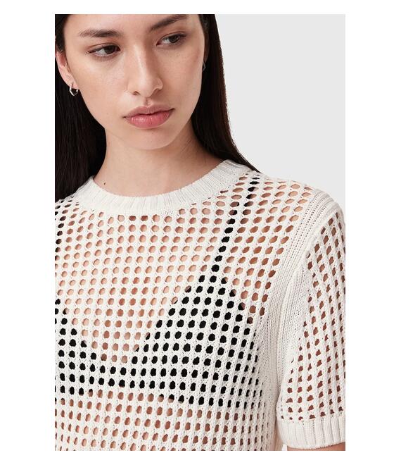 Μπλουζάκι AllSaints PALOMA χρώμα: άσπρο, W045KC