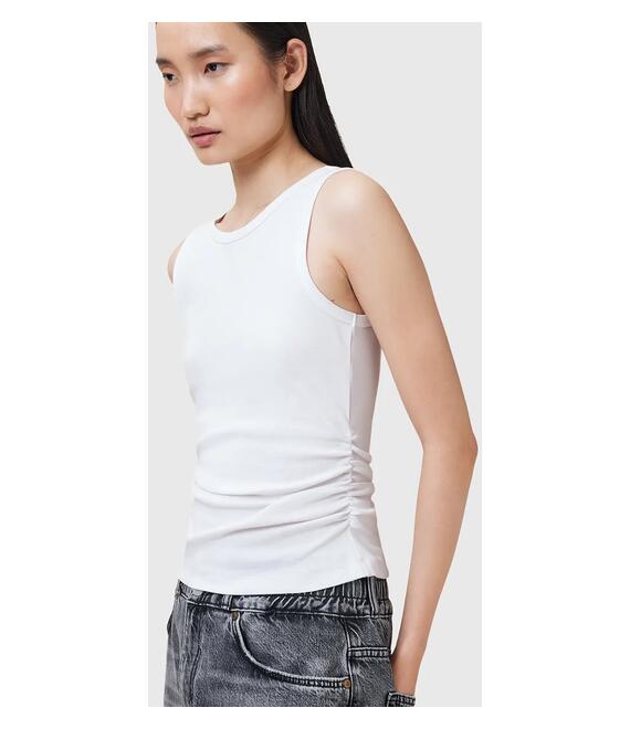 Βαμβακερό τοπ AllSaints KATARINA χρώμα: άσπρο, W192JC
