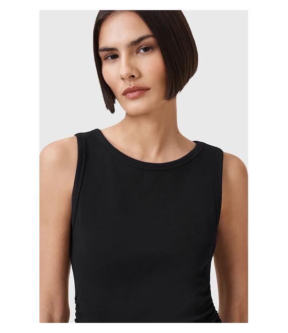 Βαμβακερό τοπ AllSaints KATARINA χρώμα: μαύρο, W192JC