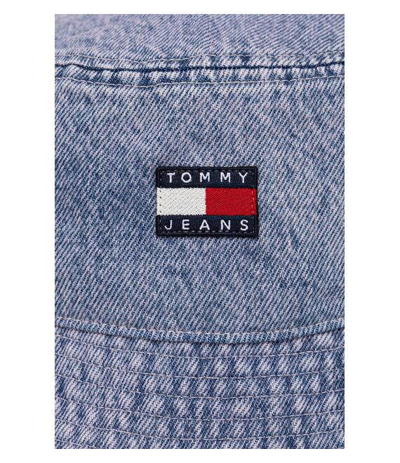 Τζιν καπέλο Tommy Jeans χρώμα: μοβ, AW0AW17816