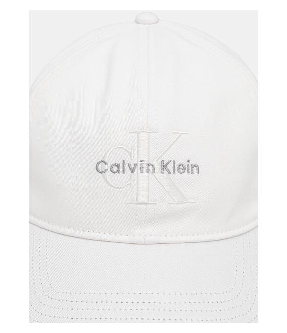 Βαμβακερό καπέλο του μπέιζμπολ Calvin Klein χρώμα: άσπρο, LV04K5026G