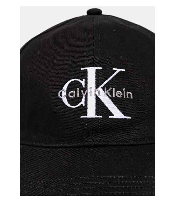 Βαμβακερό καπέλο του μπέιζμπολ Calvin Klein χρώμα: μαύρο, LV04K5026G