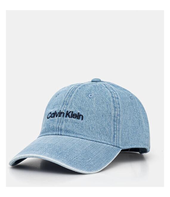 Βαμβακερό καπέλο του μπέιζμπολ Calvin Klein χρώμα: μπλε, LV04K5065G