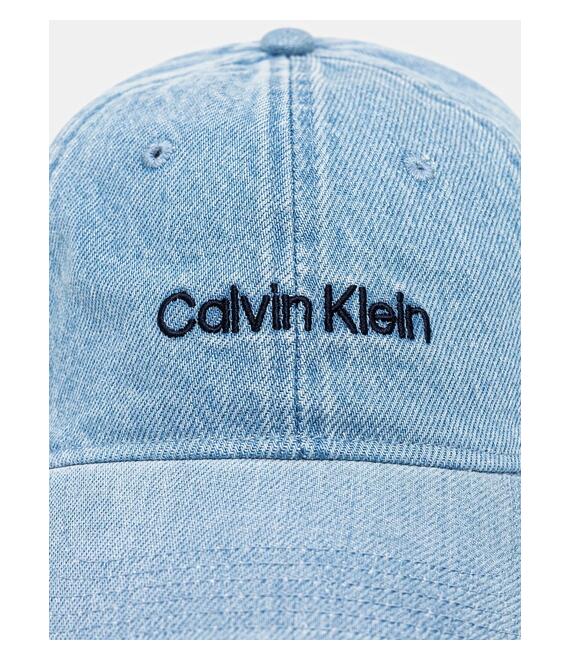 Βαμβακερό καπέλο του μπέιζμπολ Calvin Klein χρώμα: μπλε, LV04K5065G