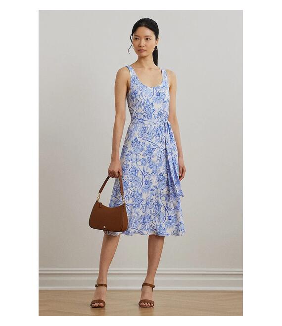Φόρεμα Lauren Ralph Lauren χρώμα: άσπρο, 200973375